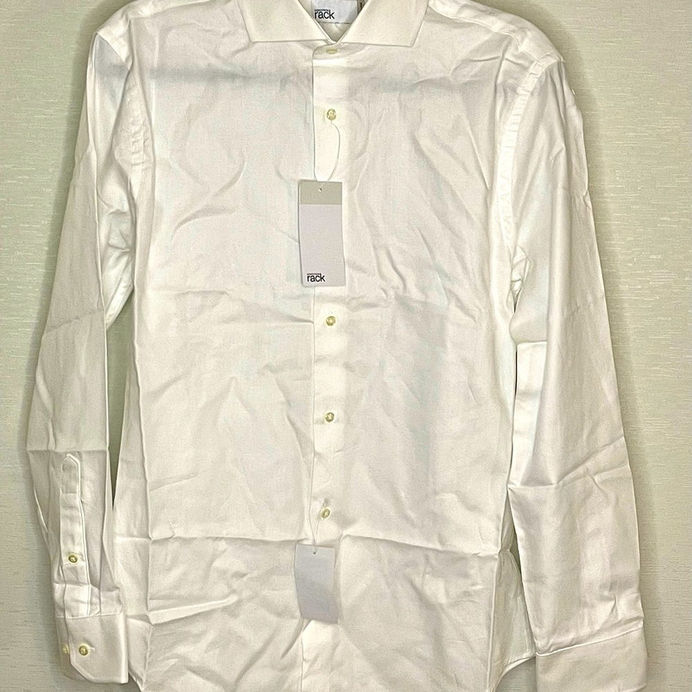 Nordstrom Rack New With Tags Long Sleeve Shirt SZ 15" Neck- LT12